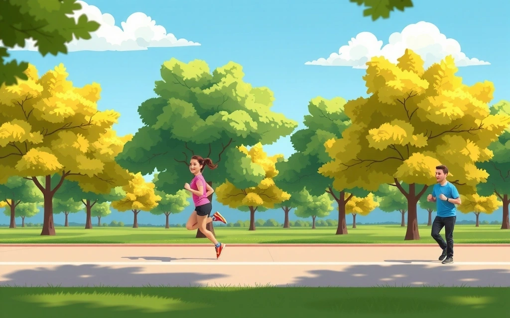 Ilustrace ženy plné energie